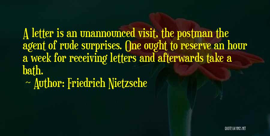 Postman Quotes By Friedrich Nietzsche