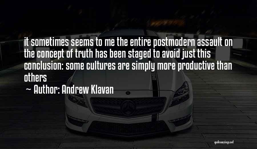 Postmodern Quotes By Andrew Klavan