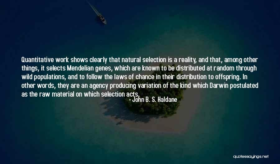 Postulated Quotes By John B. S. Haldane Postulated Quotes By John B. S. Haldane