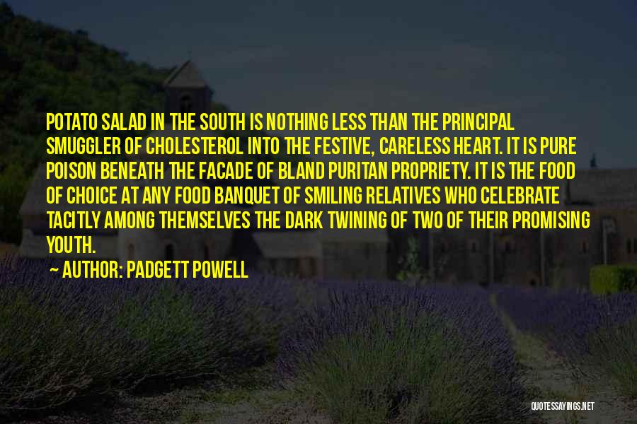 Potato Salad Quotes By Padgett Powell