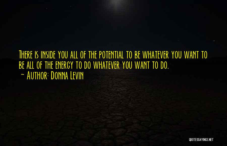 Potential Energy Quotes By Donna Levin