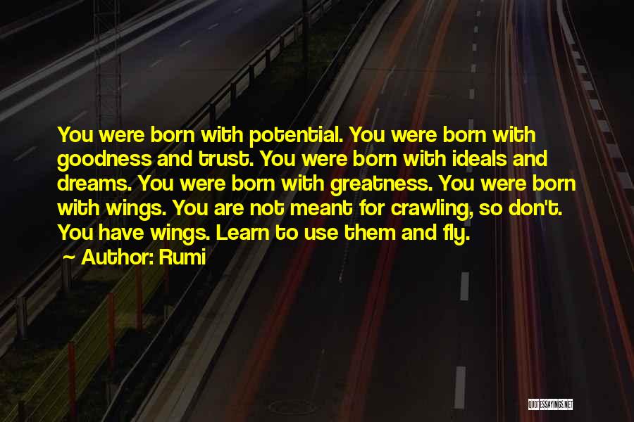 Potential For Greatness Quotes By Rumi