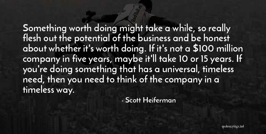 Potential In Business Quotes By Scott Heiferman