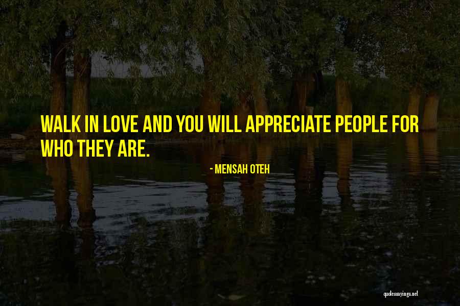 Potential Love Quotes By Mensah Oteh