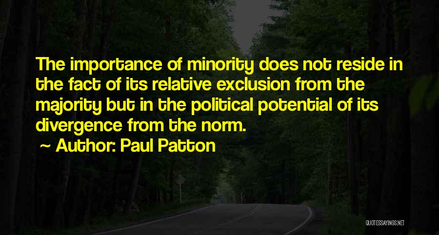 Potential Quotes By Paul Patton