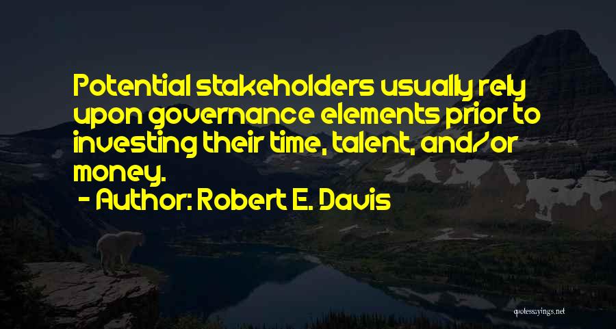 Potential Quotes By Robert E. Davis