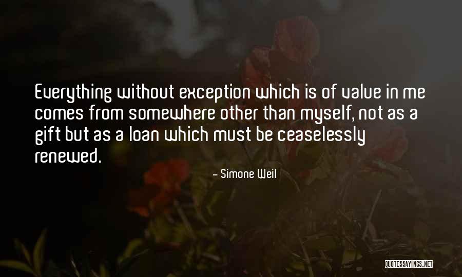 Potentially Exempt Quotes By Simone Weil
