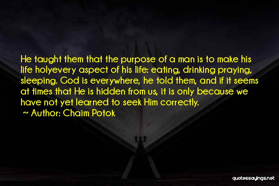 Potok Chaim Quotes By Chaim Potok