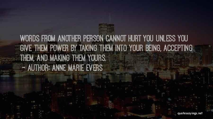 Potrebbero Quotes By Anne Marie Evers