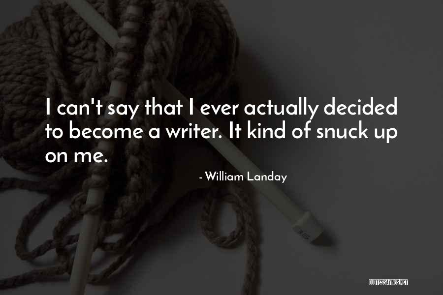 Potriveste Literele Quotes By William Landay
