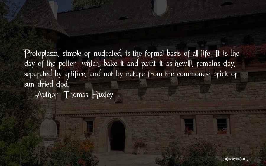 Potter And Clay Quotes By Thomas Huxley