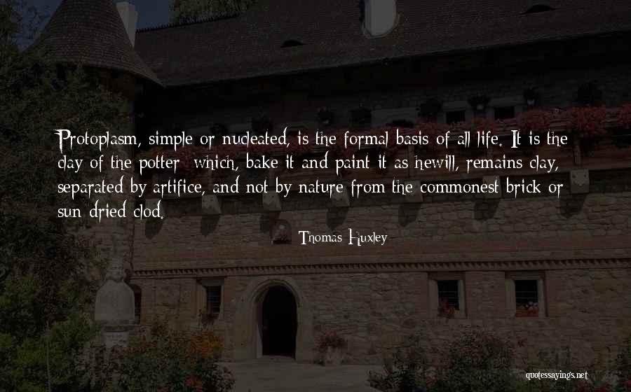 Potter And Clay Quotes By Thomas Huxley