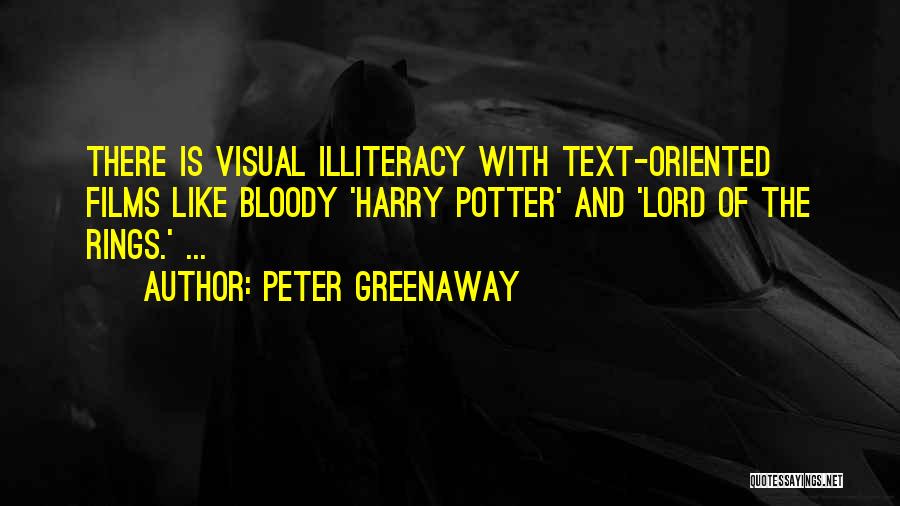 Potters Quotes By Peter Greenaway