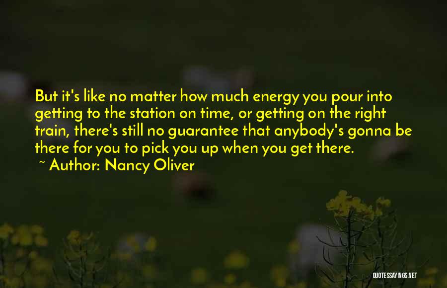 Pour It Up Quotes By Nancy Oliver