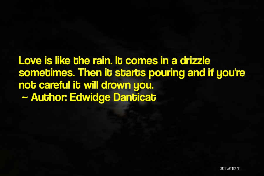 Pouring Rain Quotes By Edwidge Danticat