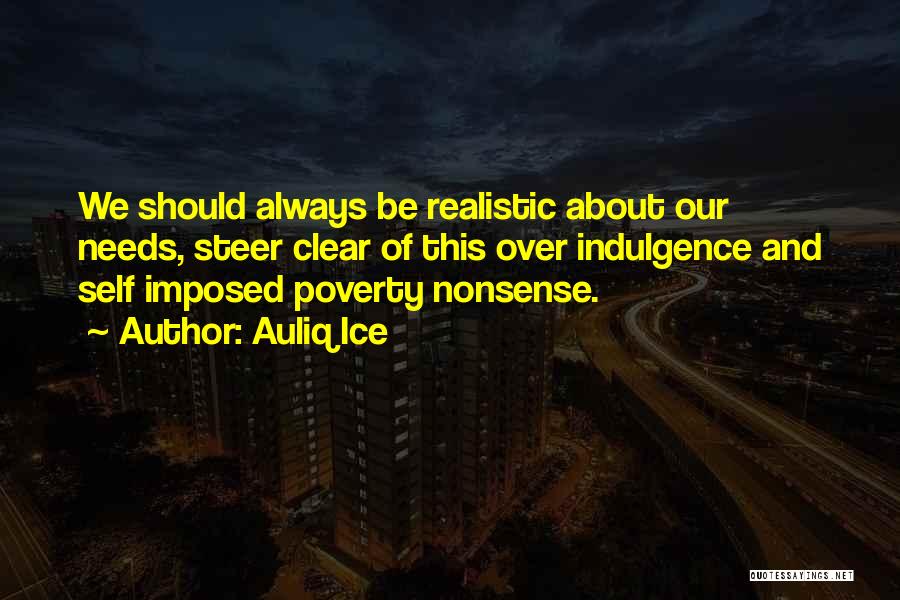 Poverty Alleviation Quotes By Auliq Ice