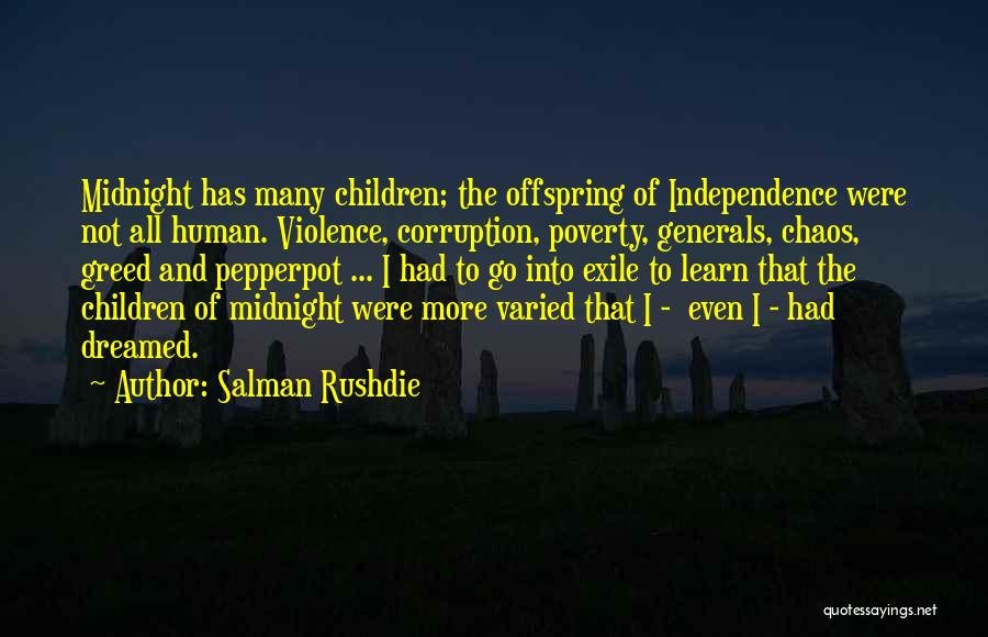 Poverty And Corruption Quotes By Salman Rushdie