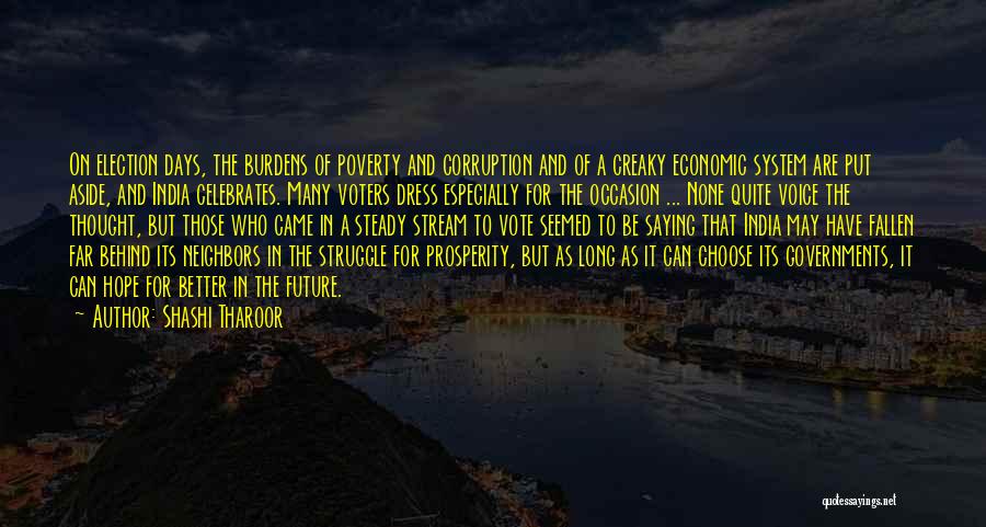 Poverty And Corruption Quotes By Shashi Tharoor
