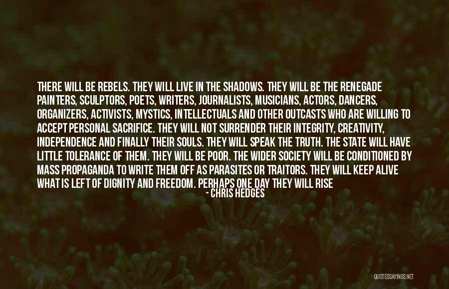 Poverty And Dignity Quotes By Chris Hedges