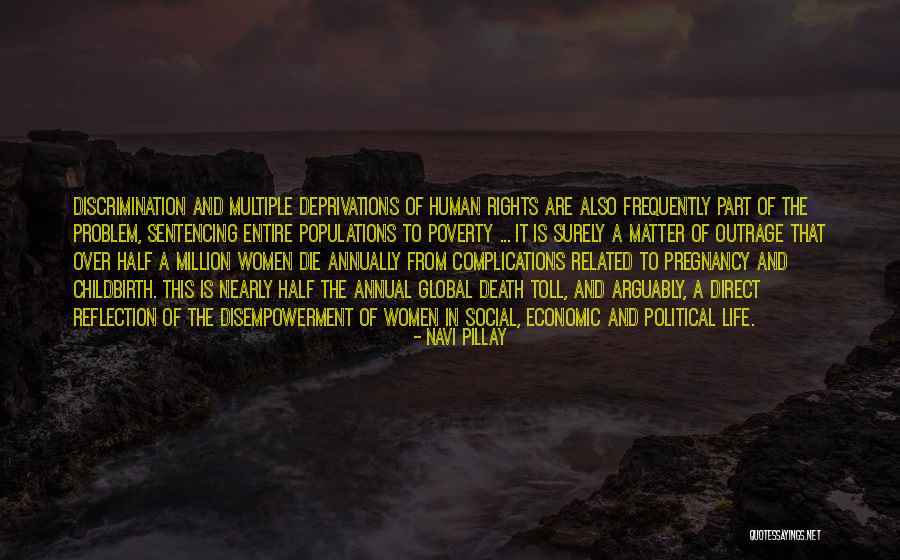 Poverty And Discrimination Quotes By Navi Pillay Poverty And Discrimination Quotes By Navi Pillay