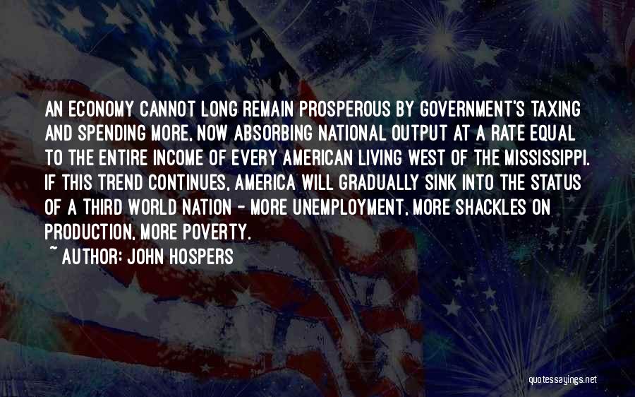 Poverty And Government Quotes By John Hospers