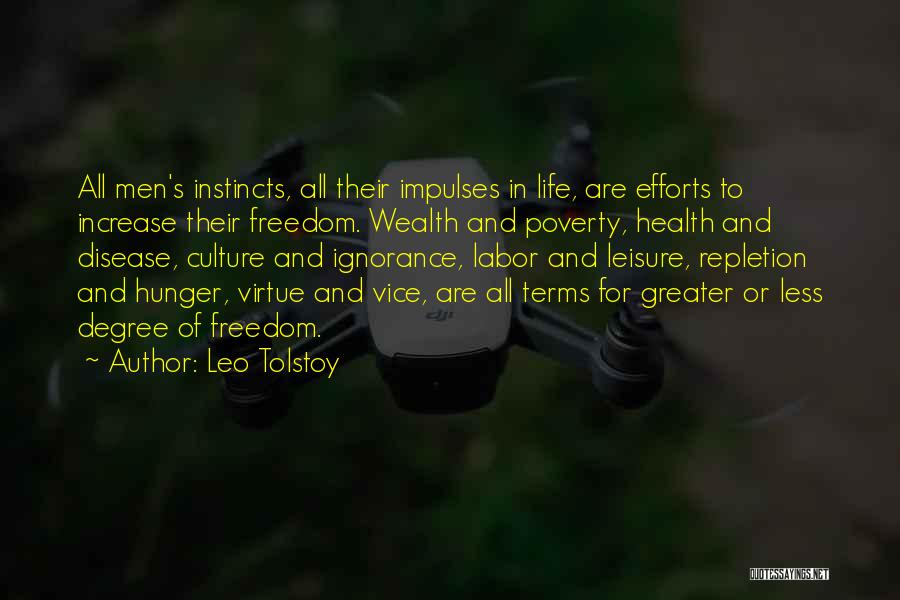 Poverty And Health Quotes By Leo Tolstoy