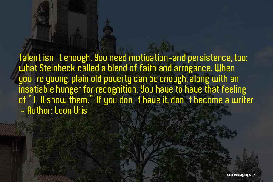 Poverty And Hunger Quotes By Leon Uris