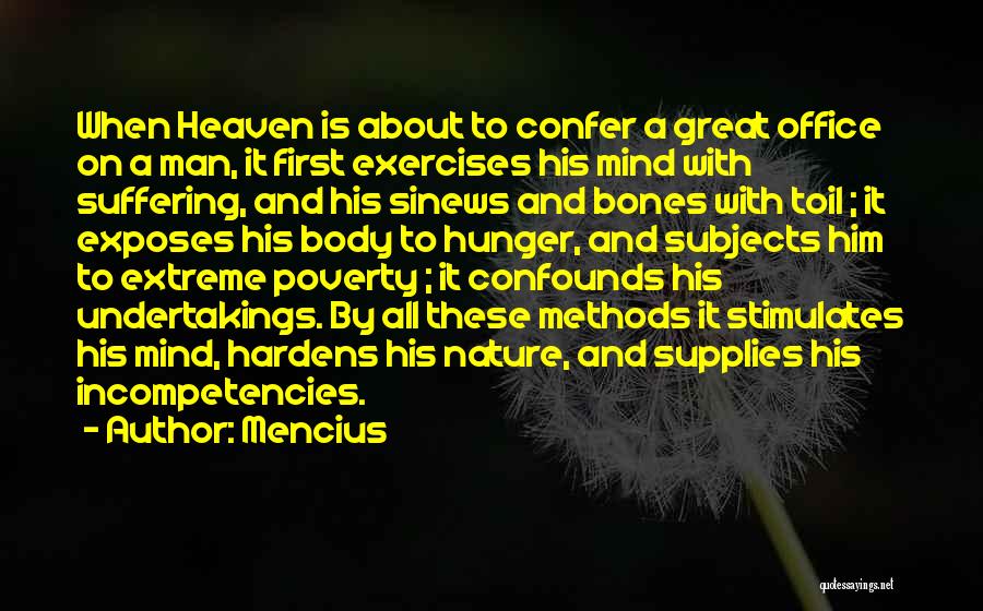 Poverty And Hunger Quotes By Mencius