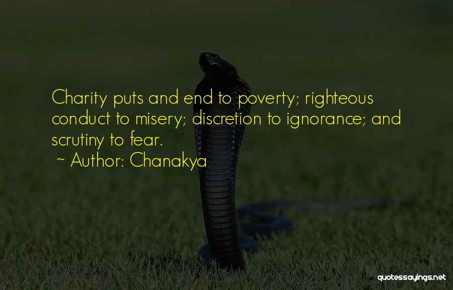 Poverty And Ignorance Quotes By Chanakya