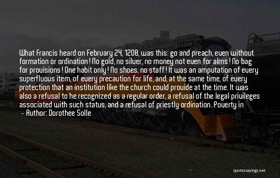 Poverty And Money Quotes By Dorothee Solle
