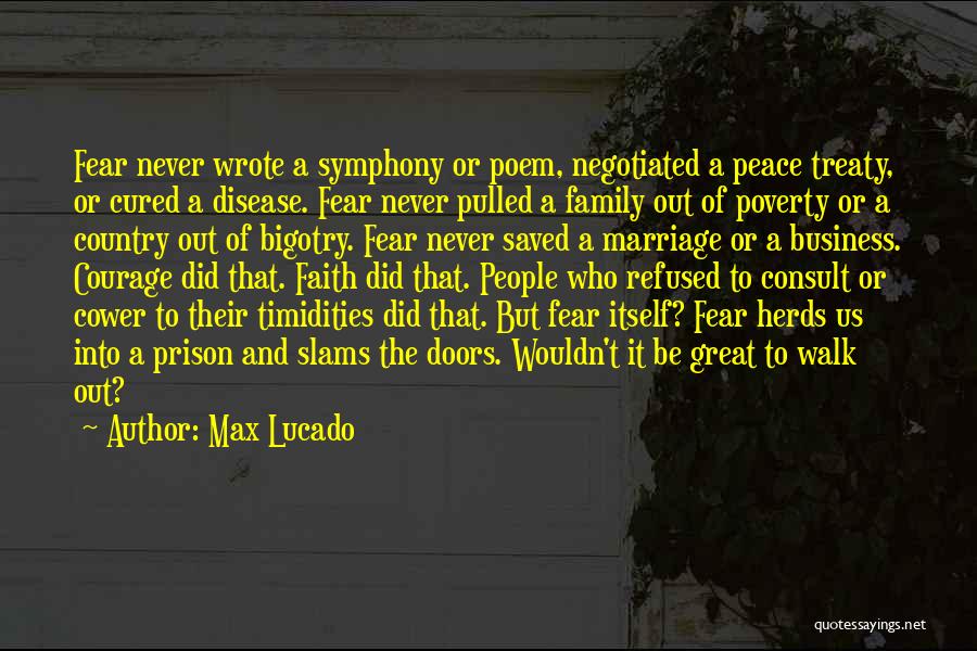 Poverty And Peace Quotes By Max Lucado