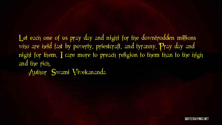 Poverty And Religion Quotes By Swami Vivekananda