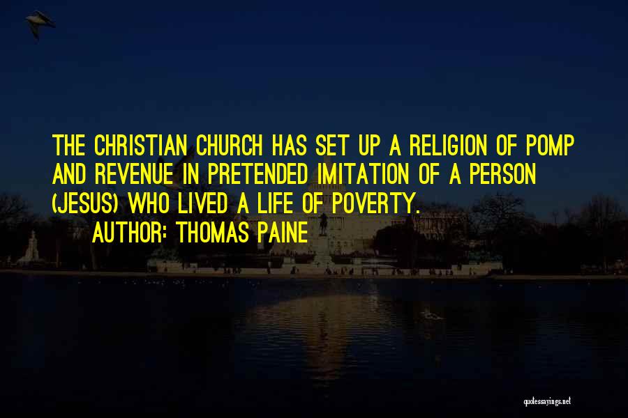 Poverty And Religion Quotes By Thomas Paine