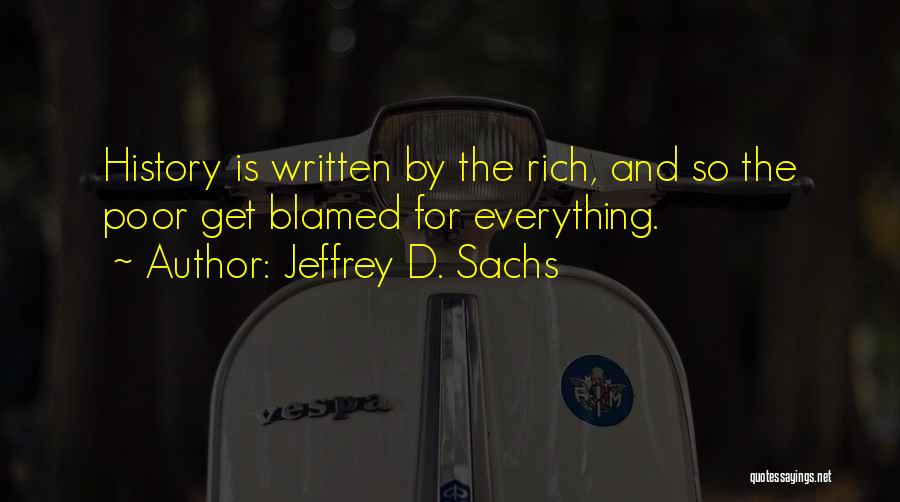 Poverty And Rich Quotes By Jeffrey D. Sachs