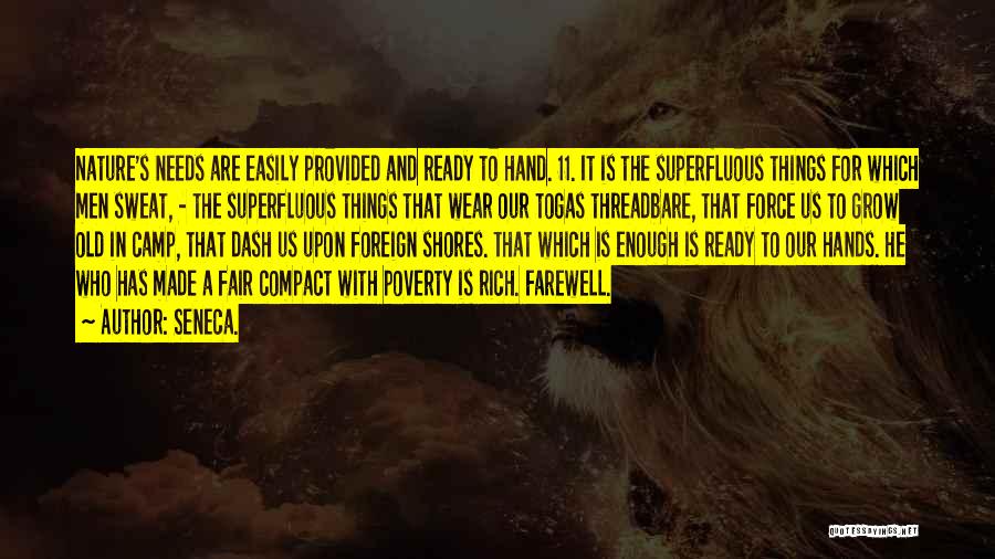 Poverty And Rich Quotes By Seneca.