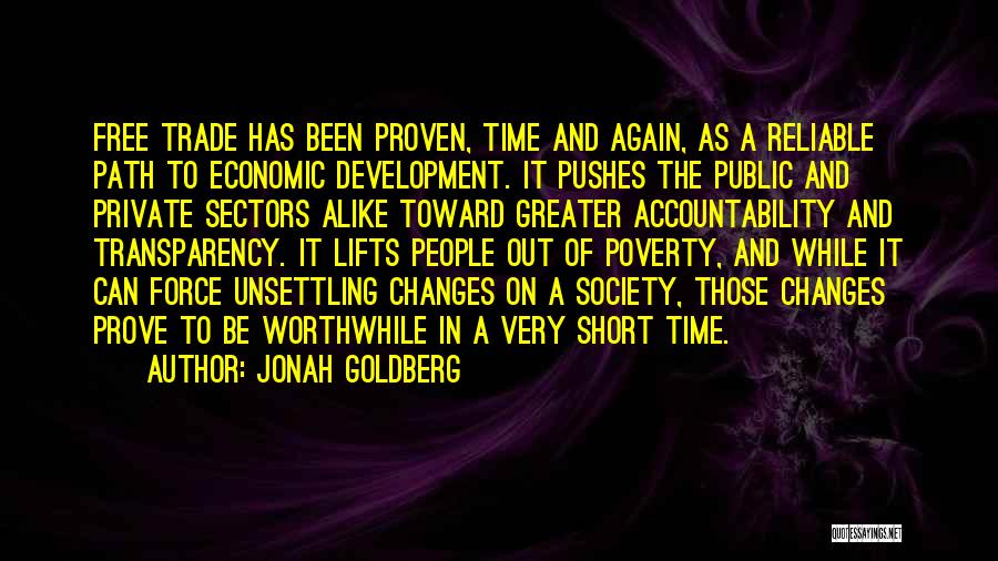 Poverty And Society Quotes By Jonah Goldberg