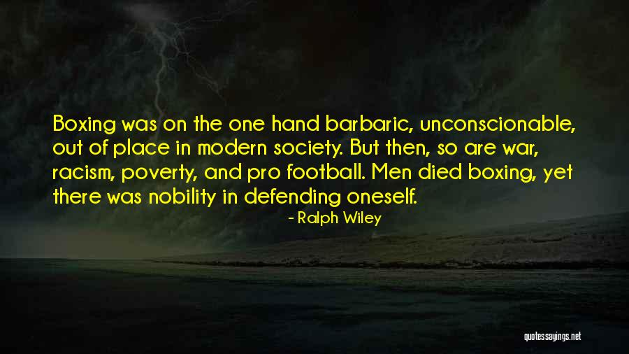 Poverty And Society Quotes By Ralph Wiley