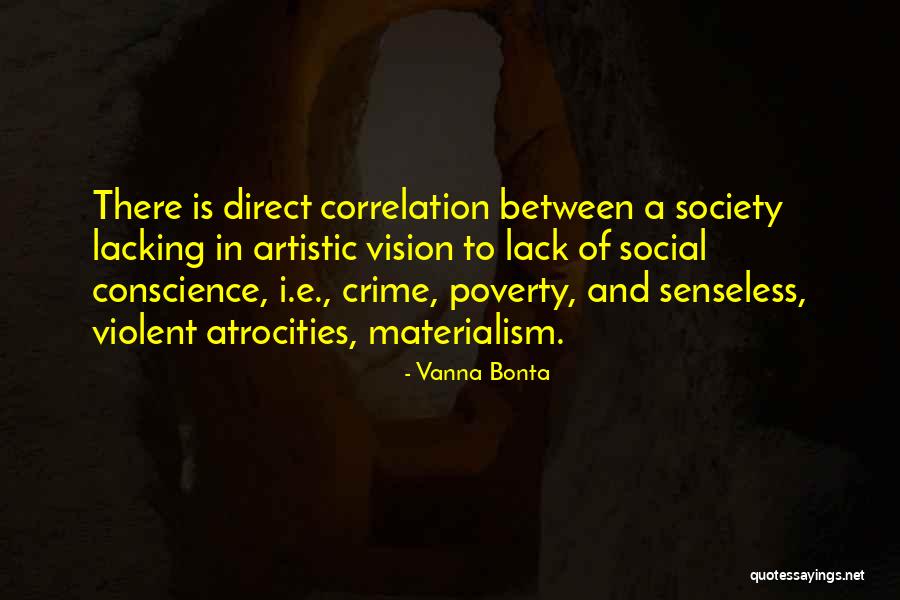 Poverty And Society Quotes By Vanna Bonta