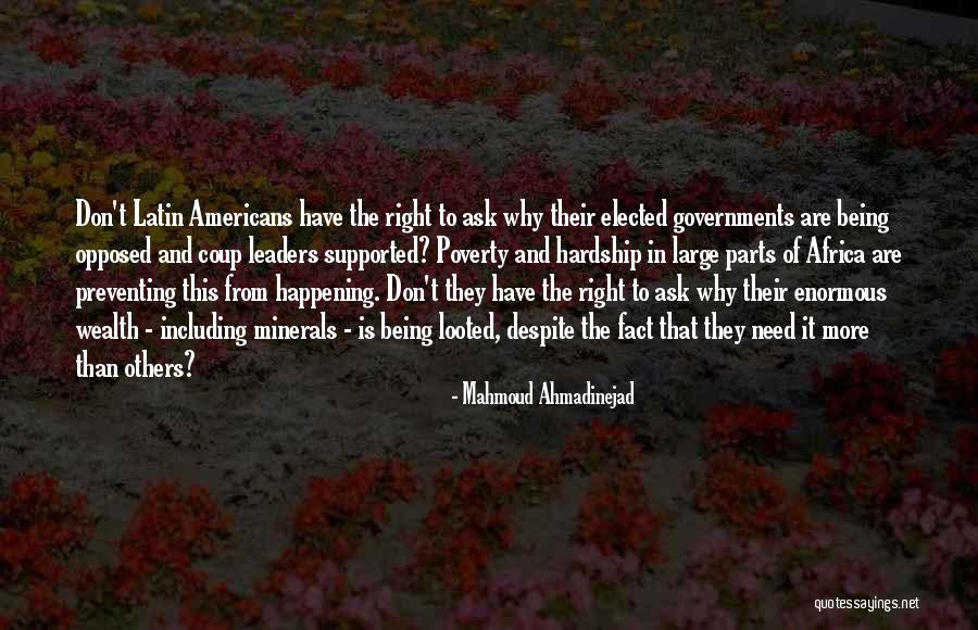 Poverty And Wealth Quotes By Mahmoud Ahmadinejad Poverty And Wealth Quotes By Mahmoud Ahmadinejad