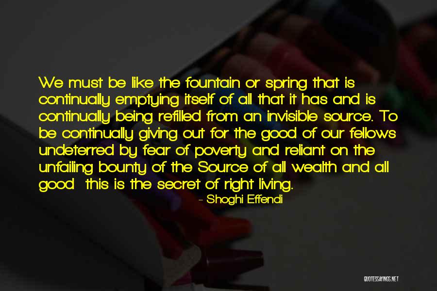Poverty And Wealth Quotes By Shoghi Effendi Poverty And Wealth Quotes By Shoghi Effendi