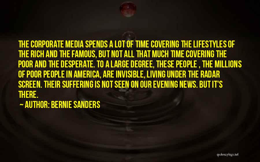 Poverty In America Quotes By Bernie Sanders