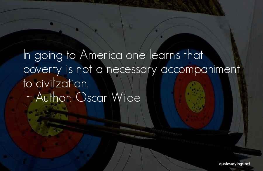 Poverty In America Quotes By Oscar Wilde