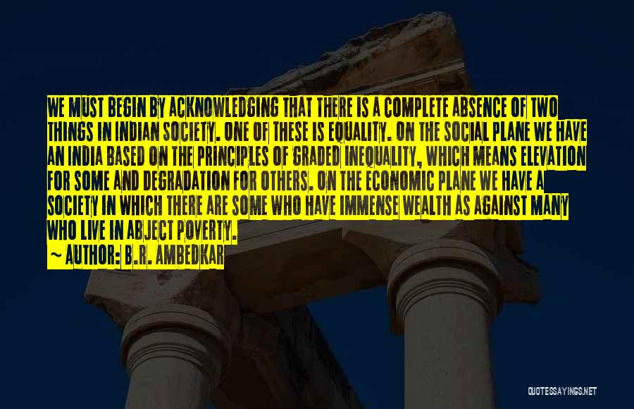 Poverty In India Quotes By B.R. Ambedkar