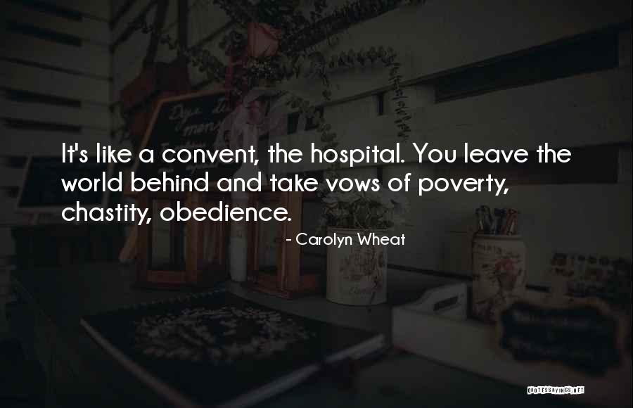 Poverty Quotes By Carolyn Wheat