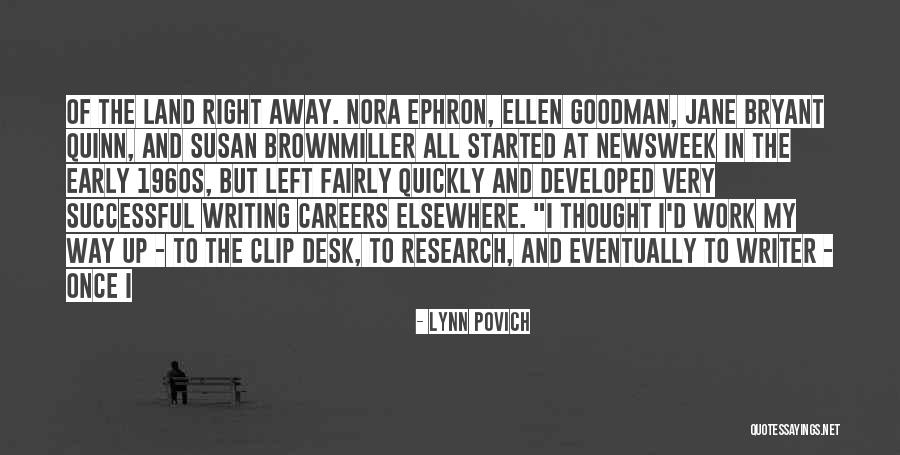 Povich Quotes By Lynn Povich Povich Quotes By Lynn Povich