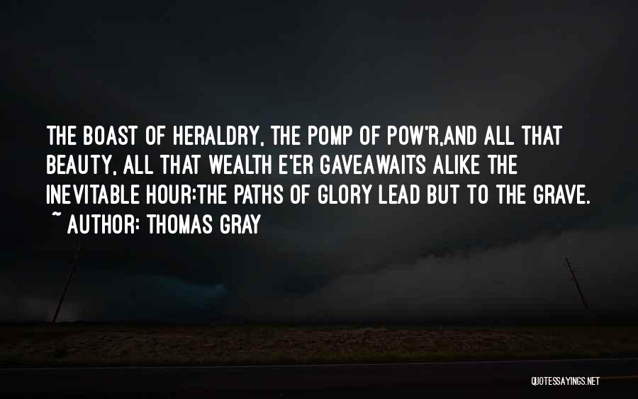 Pow Quotes By Thomas Gray