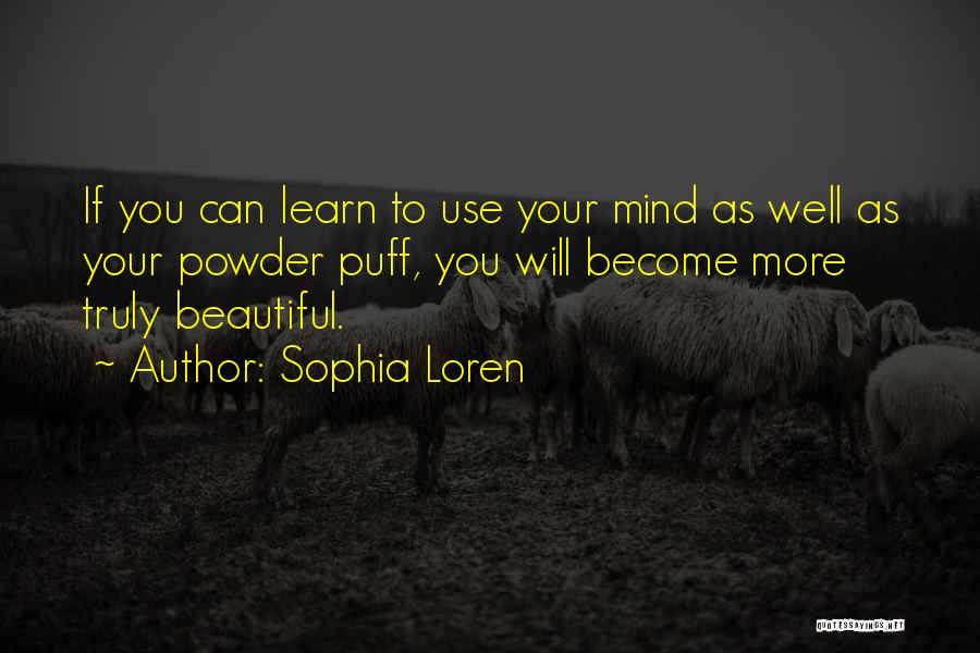 Powder Puff Quotes By Sophia Loren