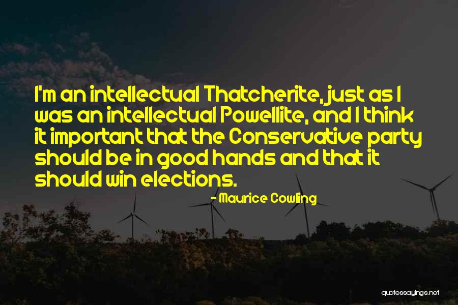 Powellite Quotes By Maurice Cowling