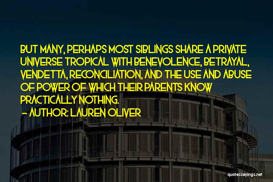 Power Abuse Quotes By Lauren Oliver