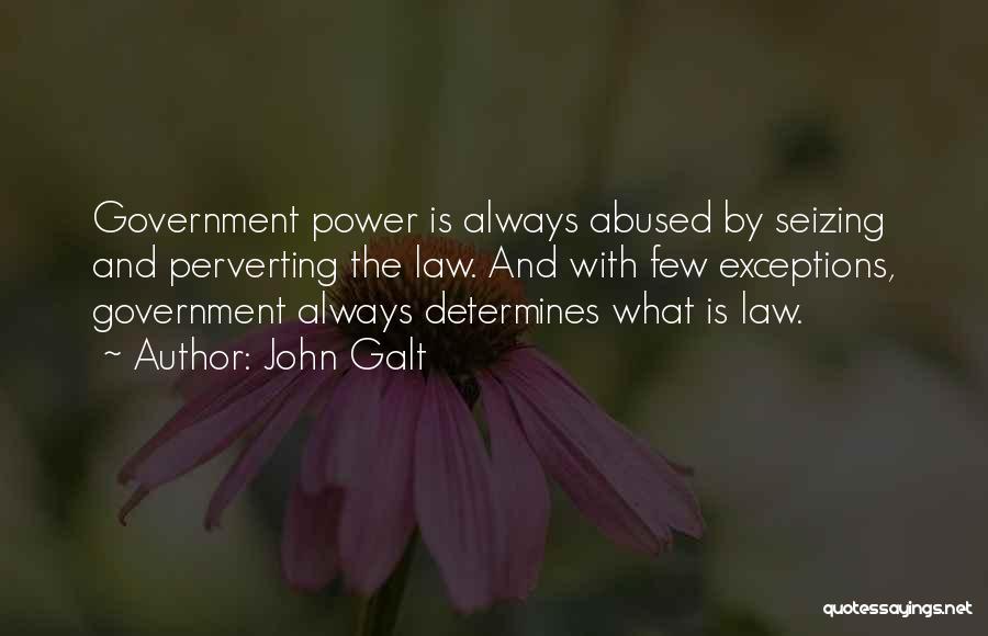 Power And Abuse Quotes By John Galt